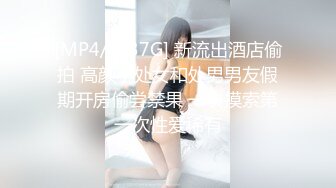 高颜值网红脸妹子连体网袜给炮友口交，舔弄深喉口交