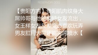 【贵阳方言】贵阳肌肉纹身大屌帅哥与他的模特女友流出，女王样女友反差变态喜欢玩弄男友肛门大屌还能夹屌喷水【第一弹】