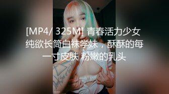 [MP4/ 325M] 青春活力少女 纯欲长筒白袜学妹，酥酥的每一寸皮肤 粉嫩的乳头